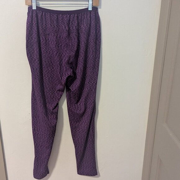 REI Midweight Base Layer Leggings Pants Thermal Size XL Women Purple Space SPF - Picture 3 of 5